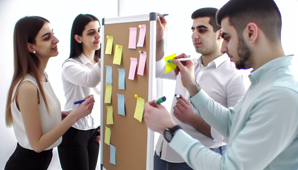 Post-it Methode Brainstorming